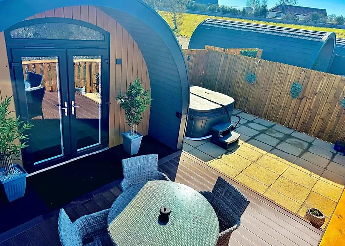 Newmore Highland Pods With Hot Tubs On Nc500