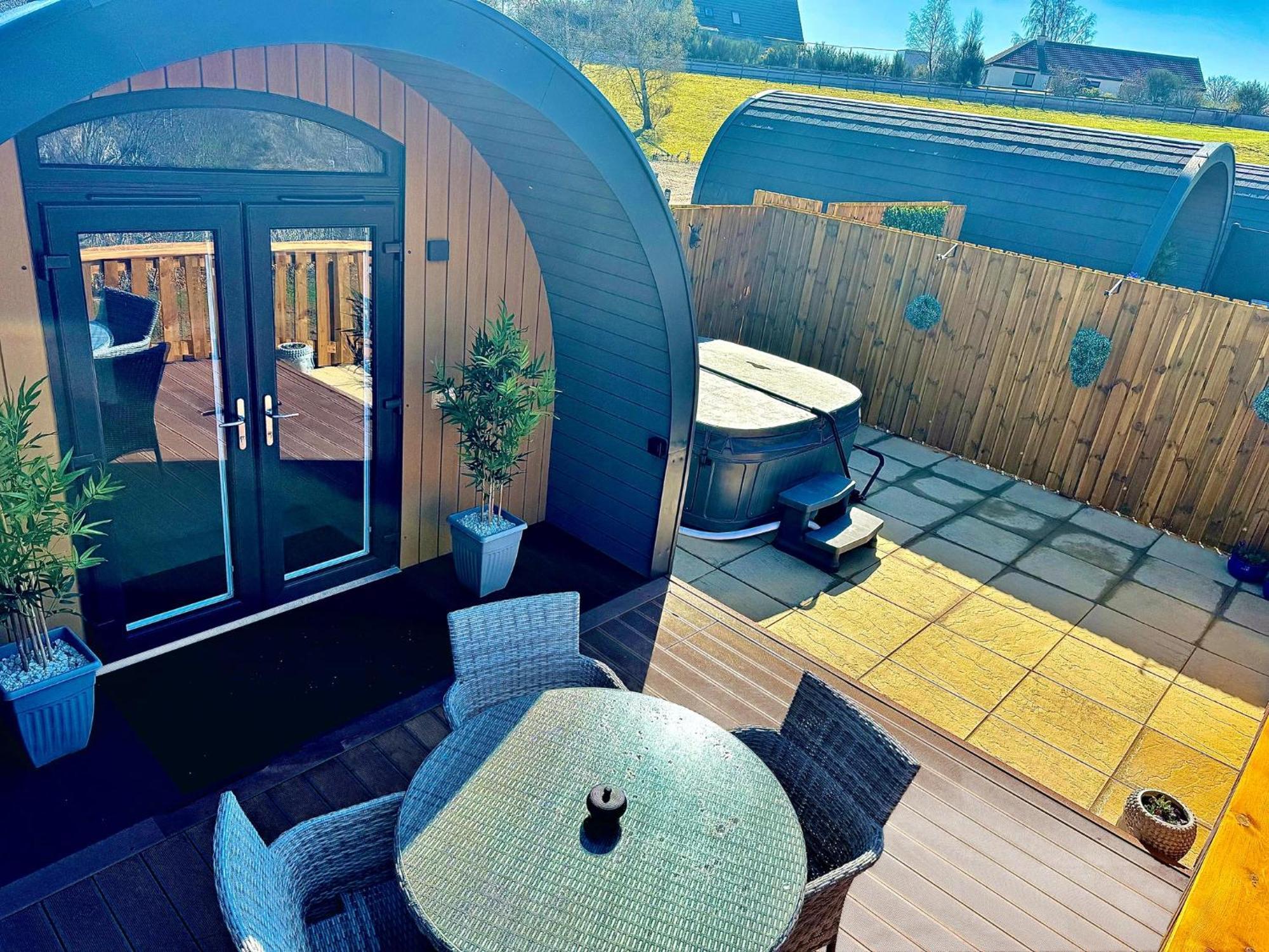 Newmore Highland Pods With Hot Tubs On Nc500
